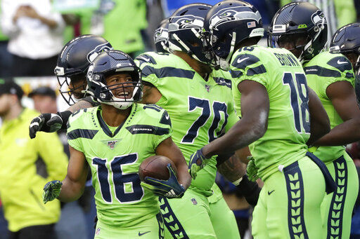 Seattle Seahawks wide receiver Tyler Lockett (Booker T. Washington High School)